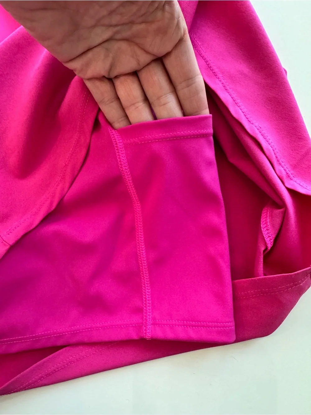 abercrombie kids Bright Fuchsia dress with built in shorts